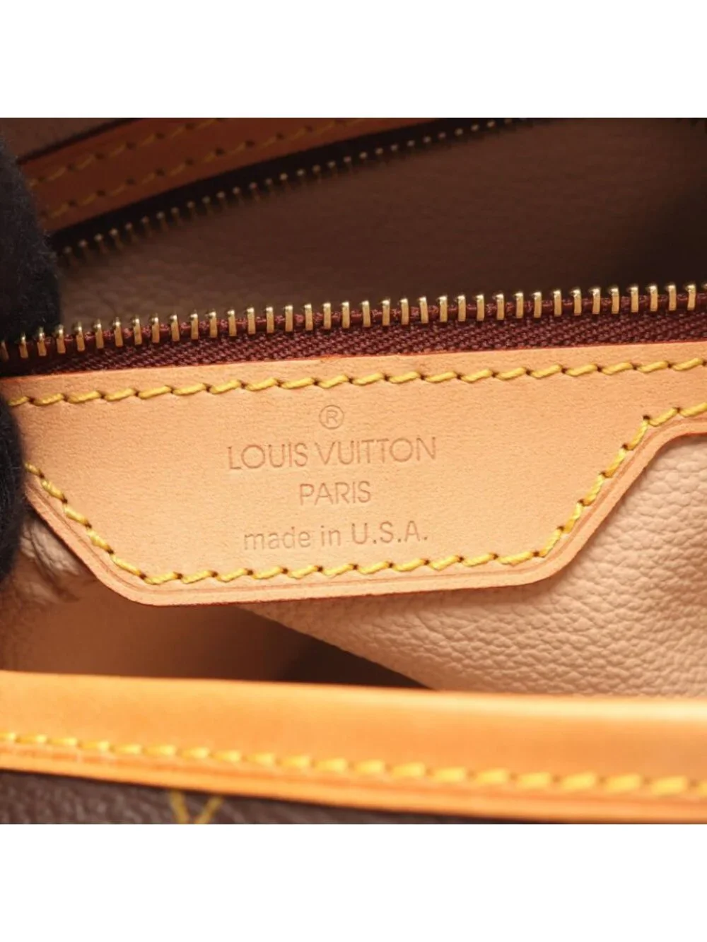 Louis Vuitton Handbag Bucket PM Monogram Canvas Leather